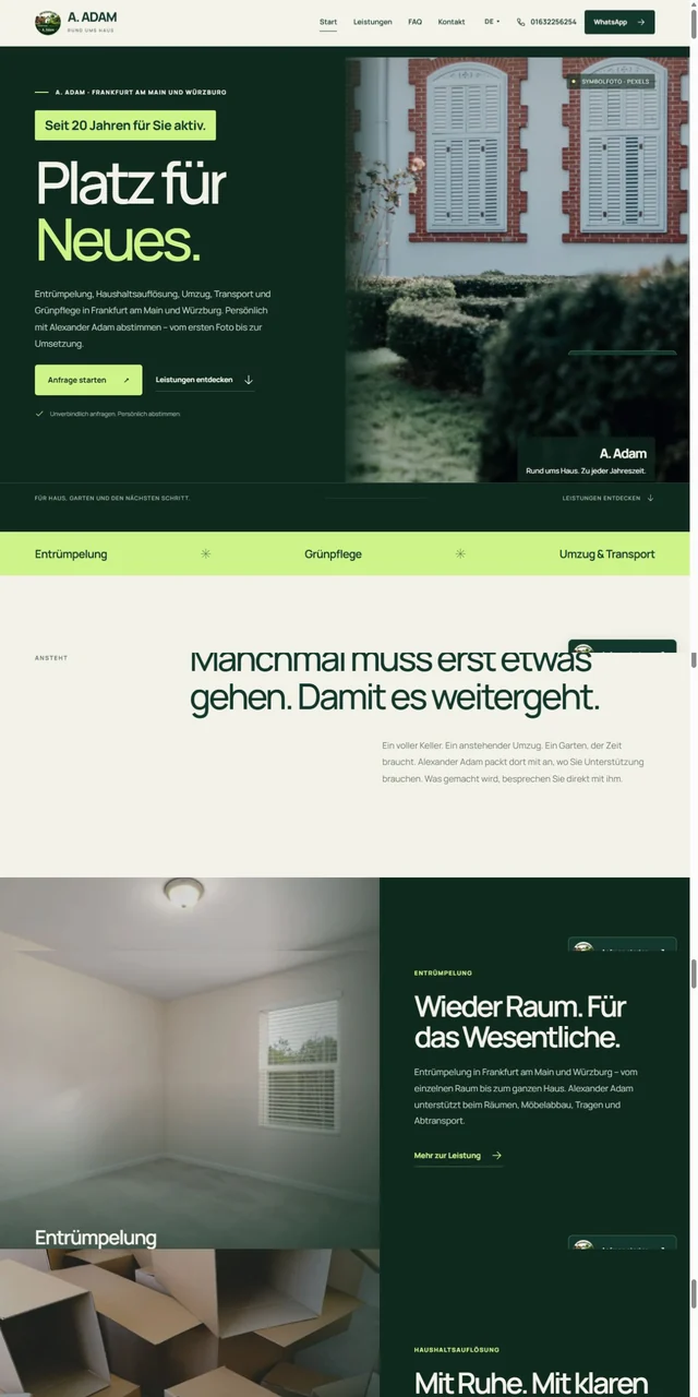 Adam Entrümpelung