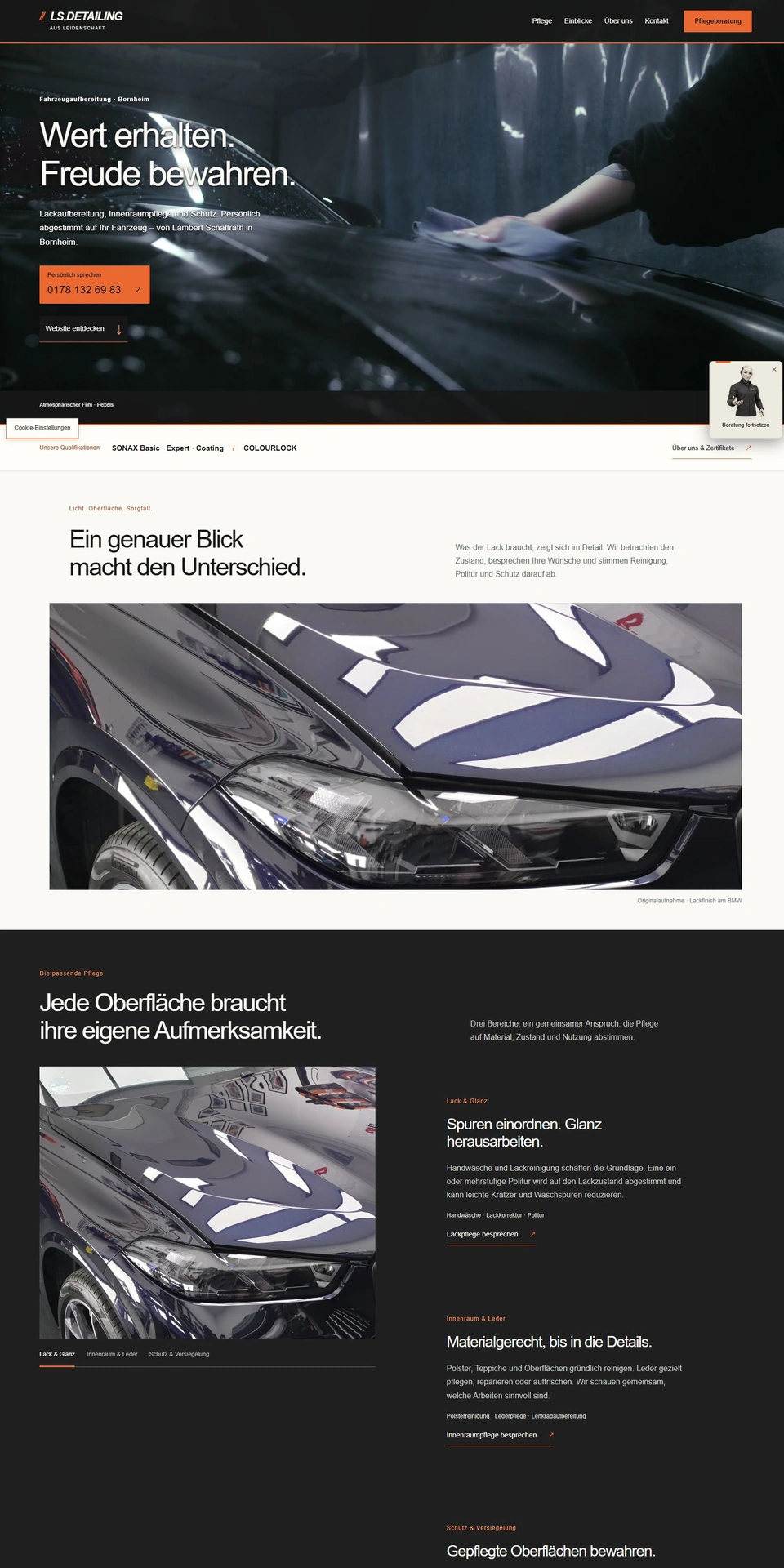 Website von LS Detailing